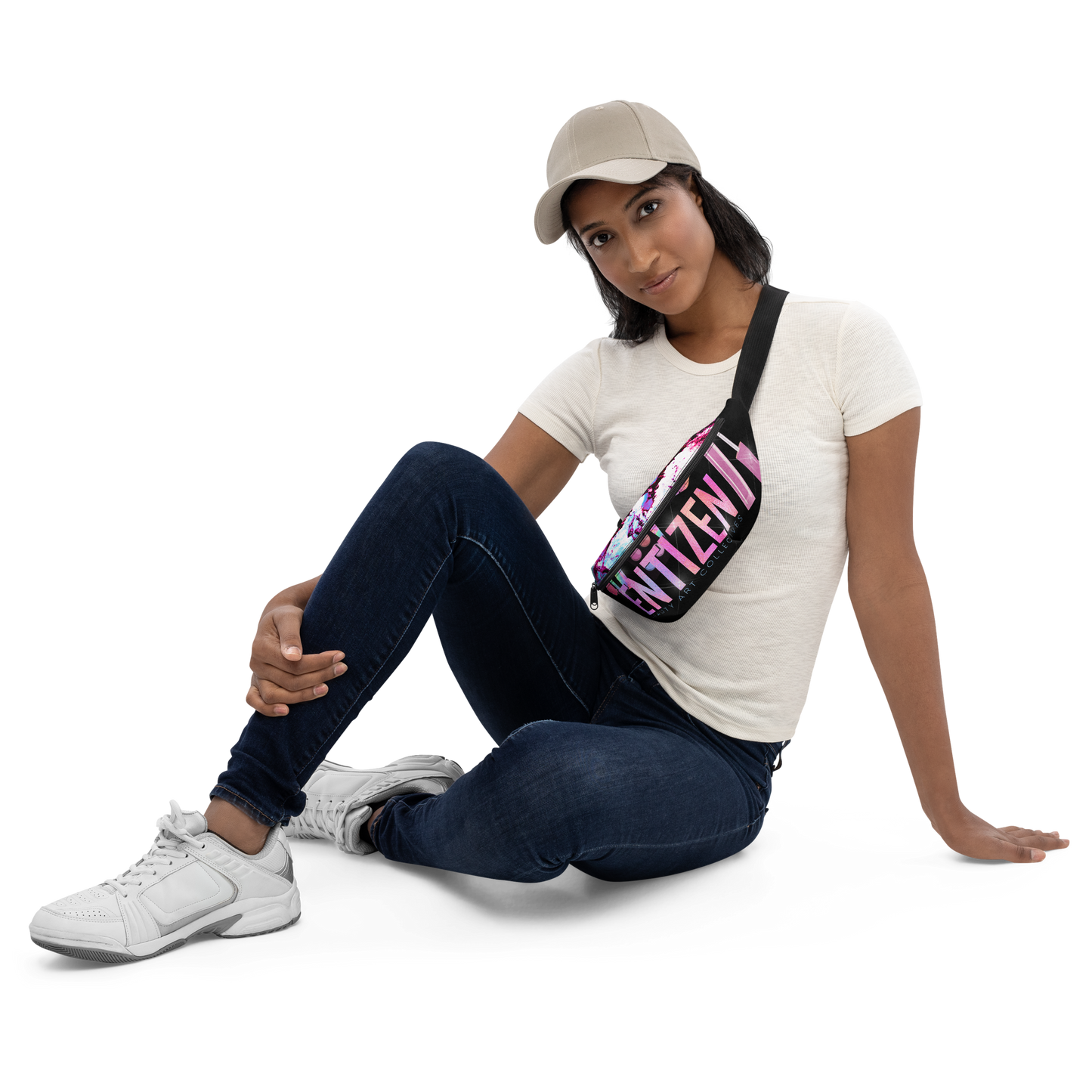 Entizen Fanny Pack Pink & Purple