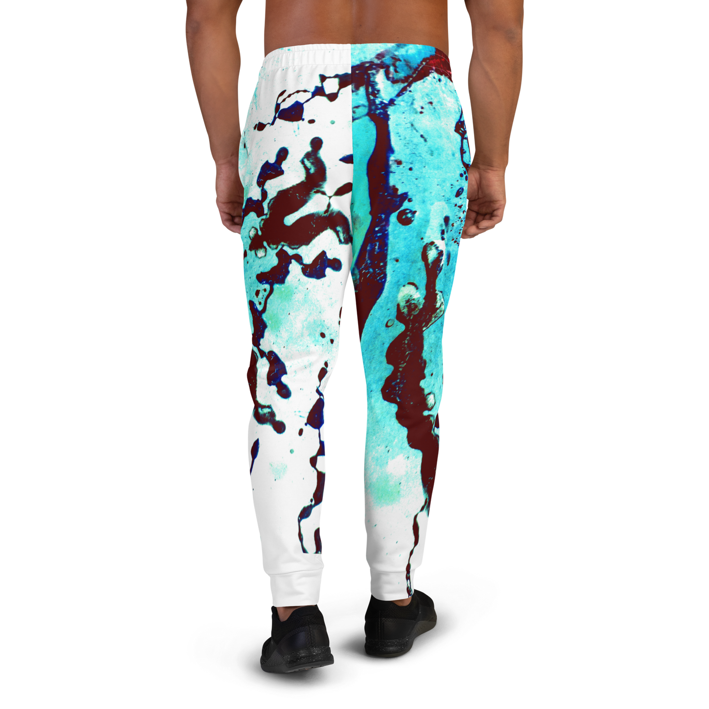 Rozeni Joggers Teal & Black