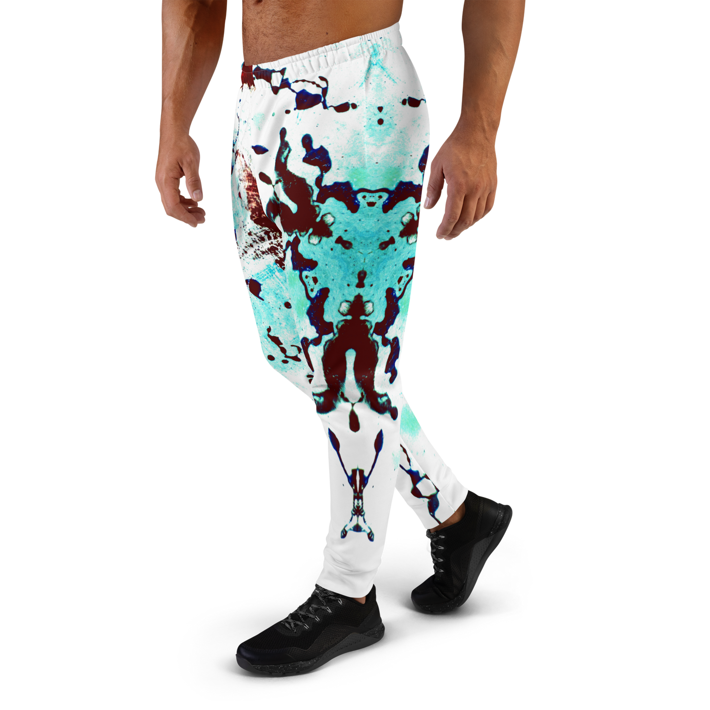 Rozeni Joggers Teal & Black
