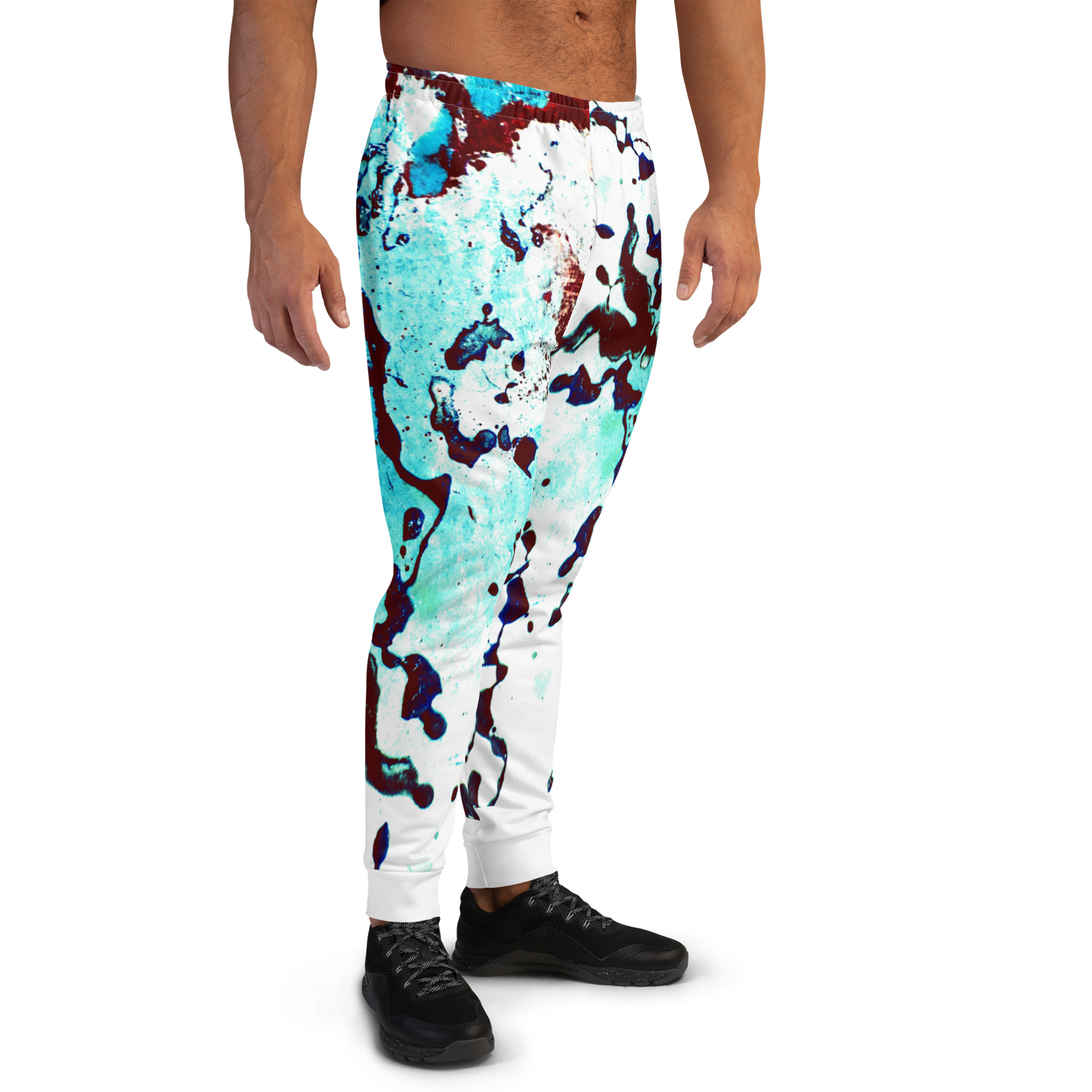 Rozeni Joggers Teal & Black