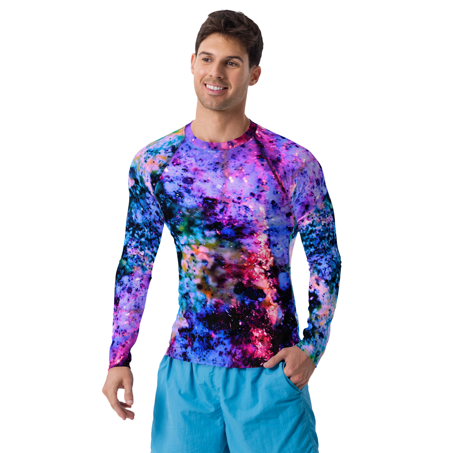 Rozeni Rash Guard Blue Coral