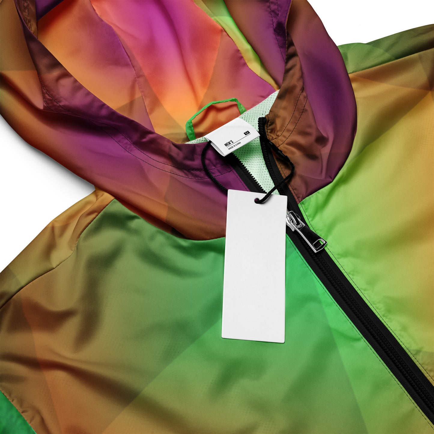 Rozeni Brand Windbreaker Green & Orange