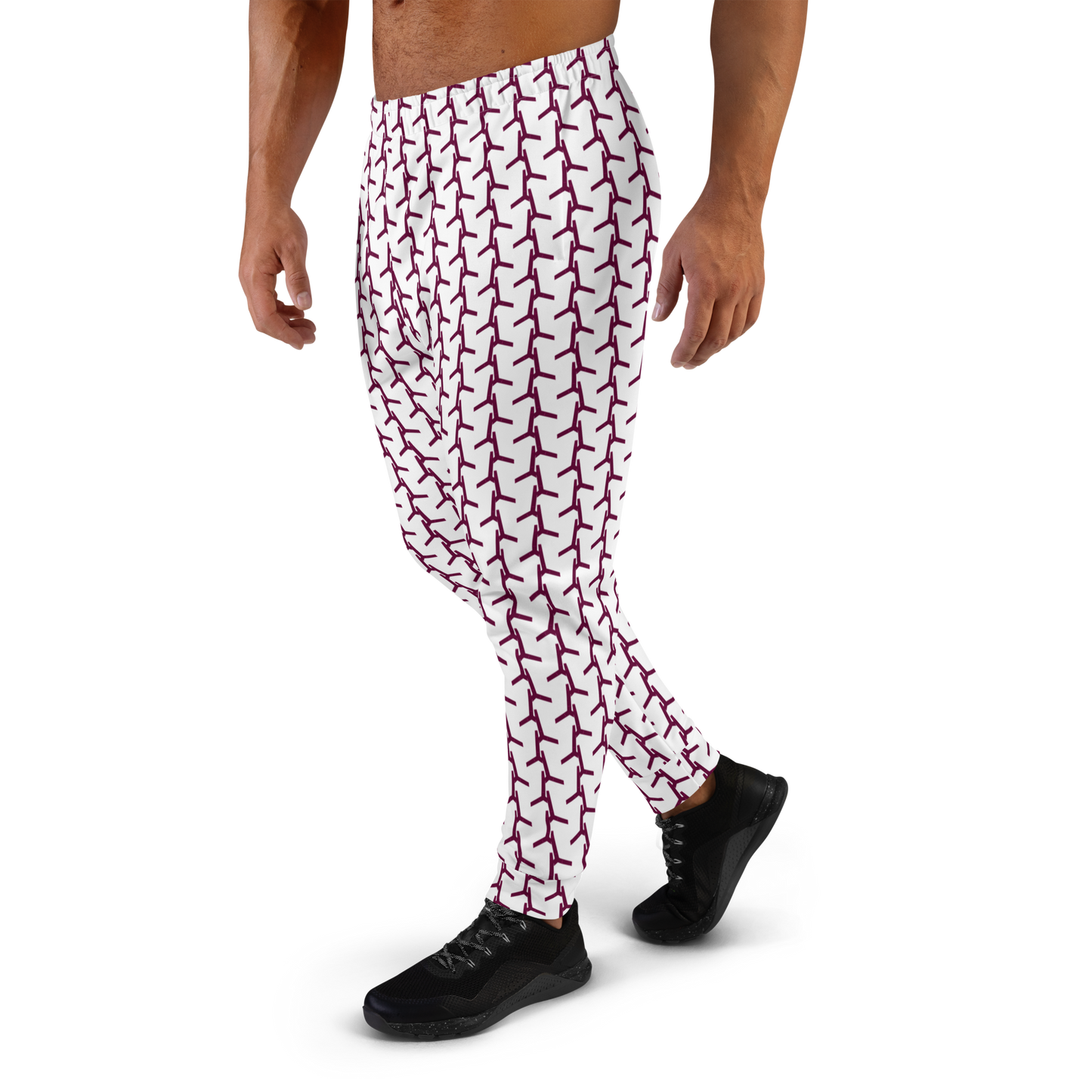 Rozeni Thread Joggers Burgundy Spikes