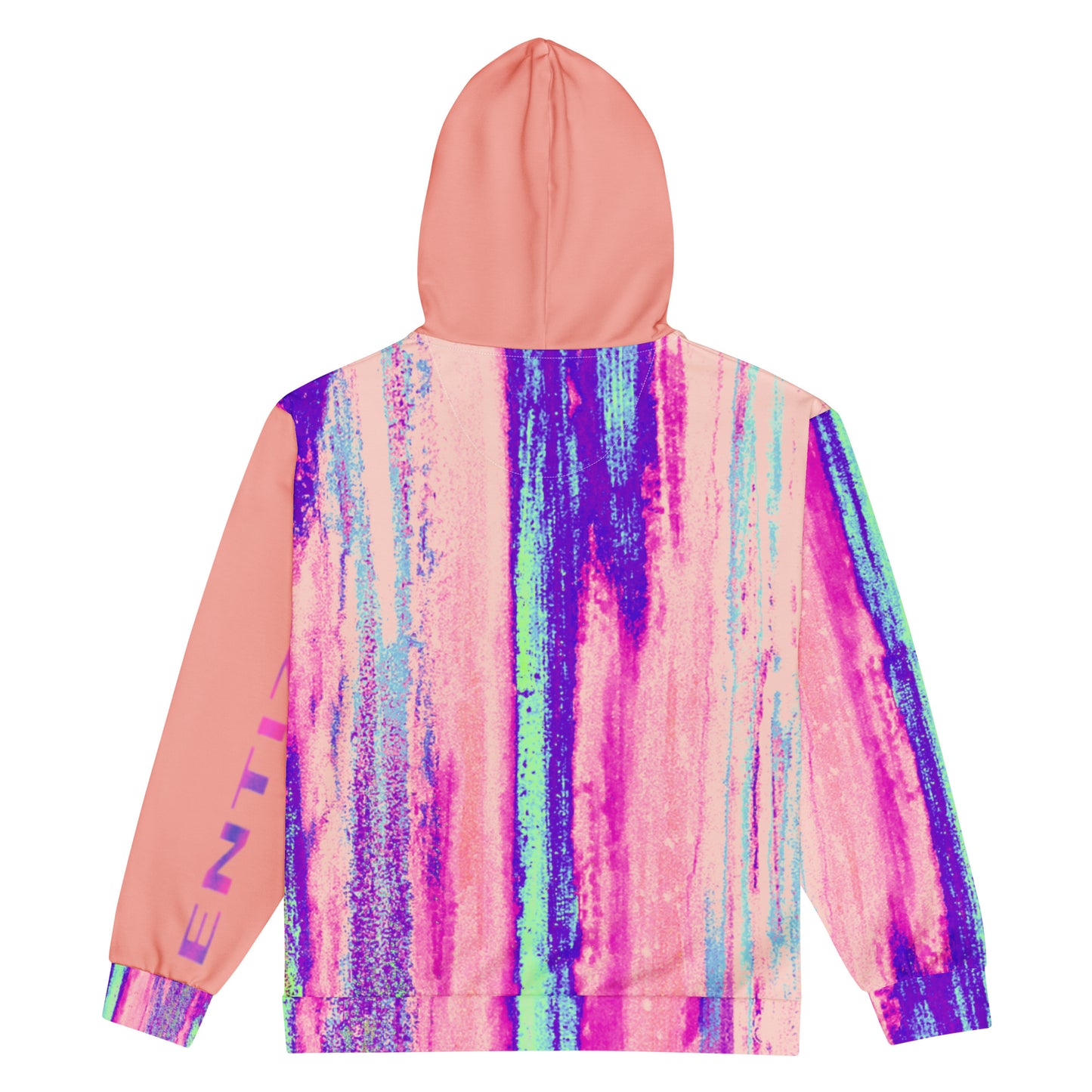 Entizen Brand Pink Tiger Zip Hoodie Pink