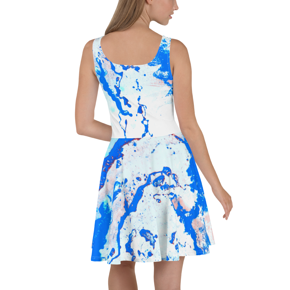 Entizen Skater Dress Sky Blue