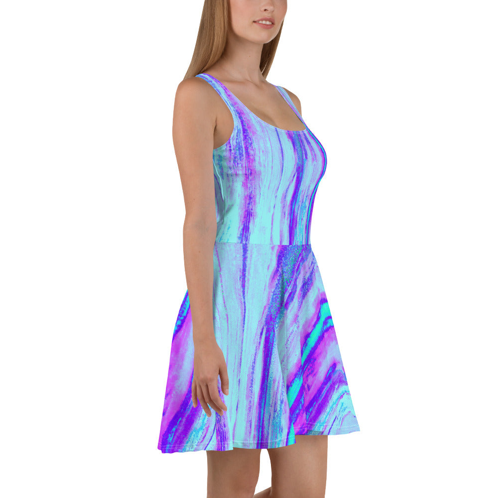 Entizen Skater Dress Blue Lavender