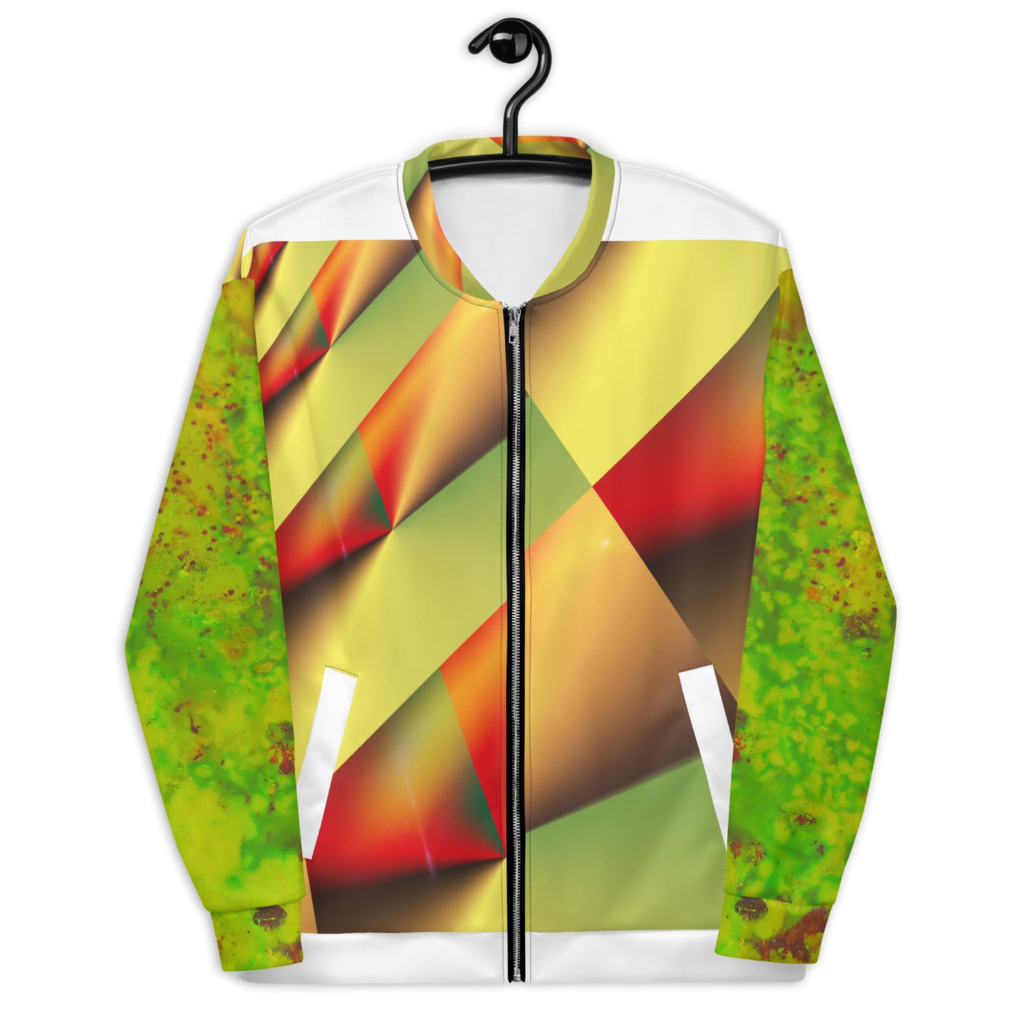 ROZENI Bomber Jacket Green& yellow