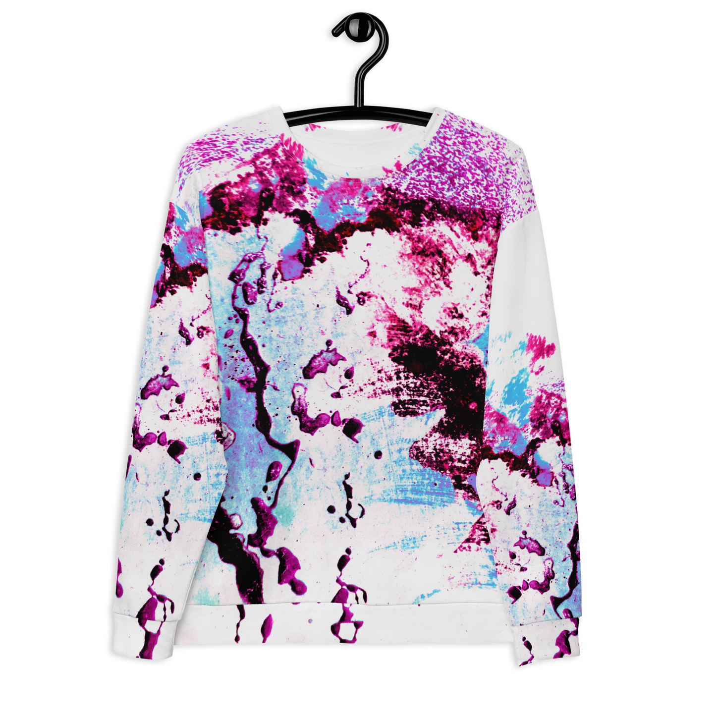 Entizen Womens Sweatshirt Pink & Blue
