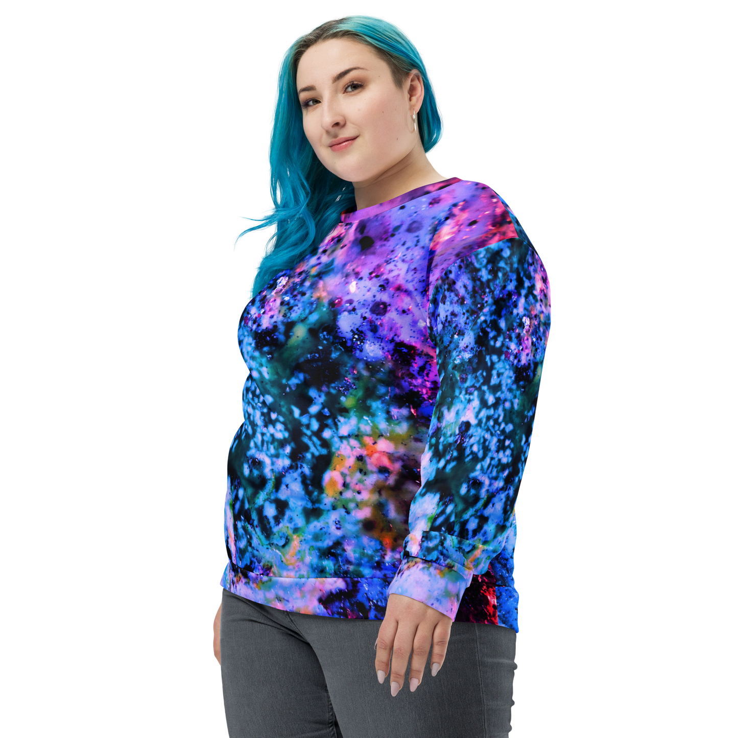 Entizen Blue Coral Art Sweatshirt