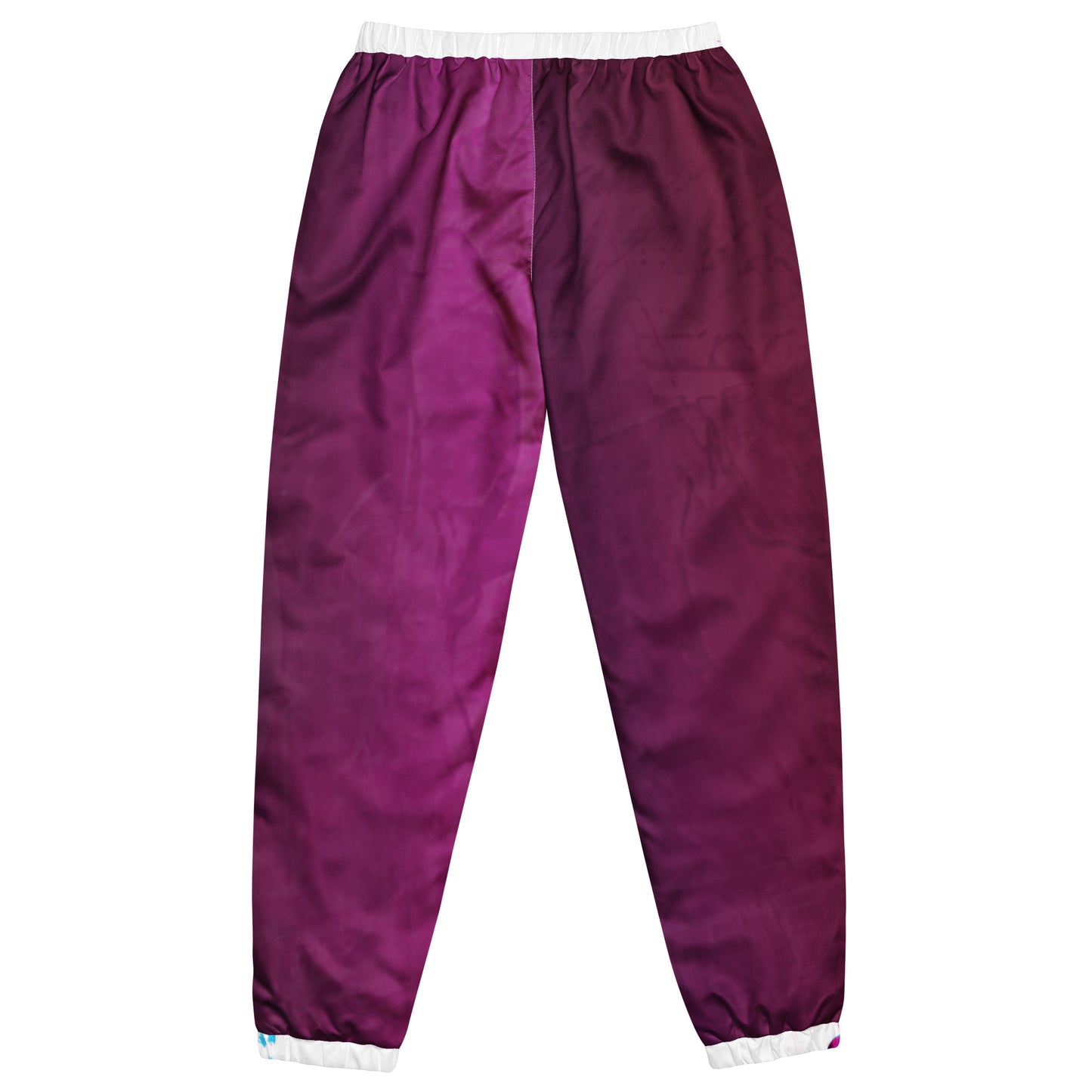 Entizen Track Pants Burgundy & Sky Blue