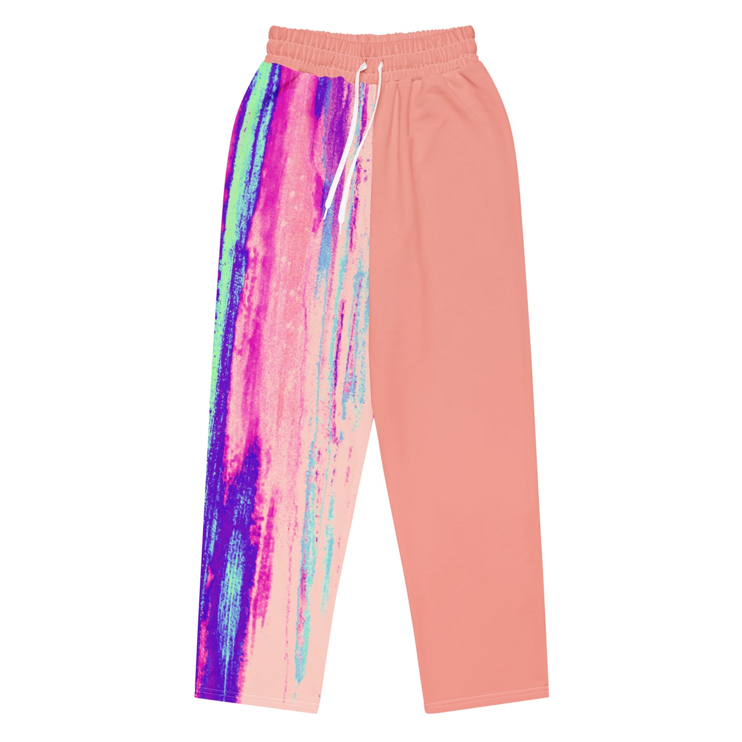 Entizen Brand Pink Tiger Wide-Leg Joggers Pink