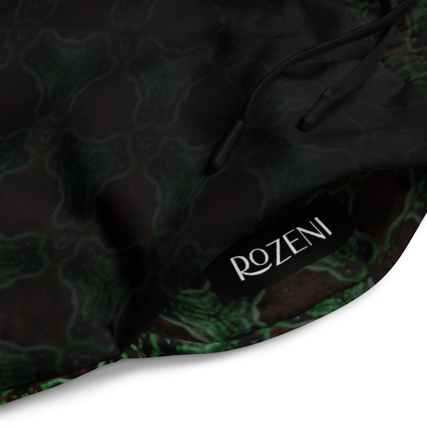 Green Art Wide-Leg Joggers Black