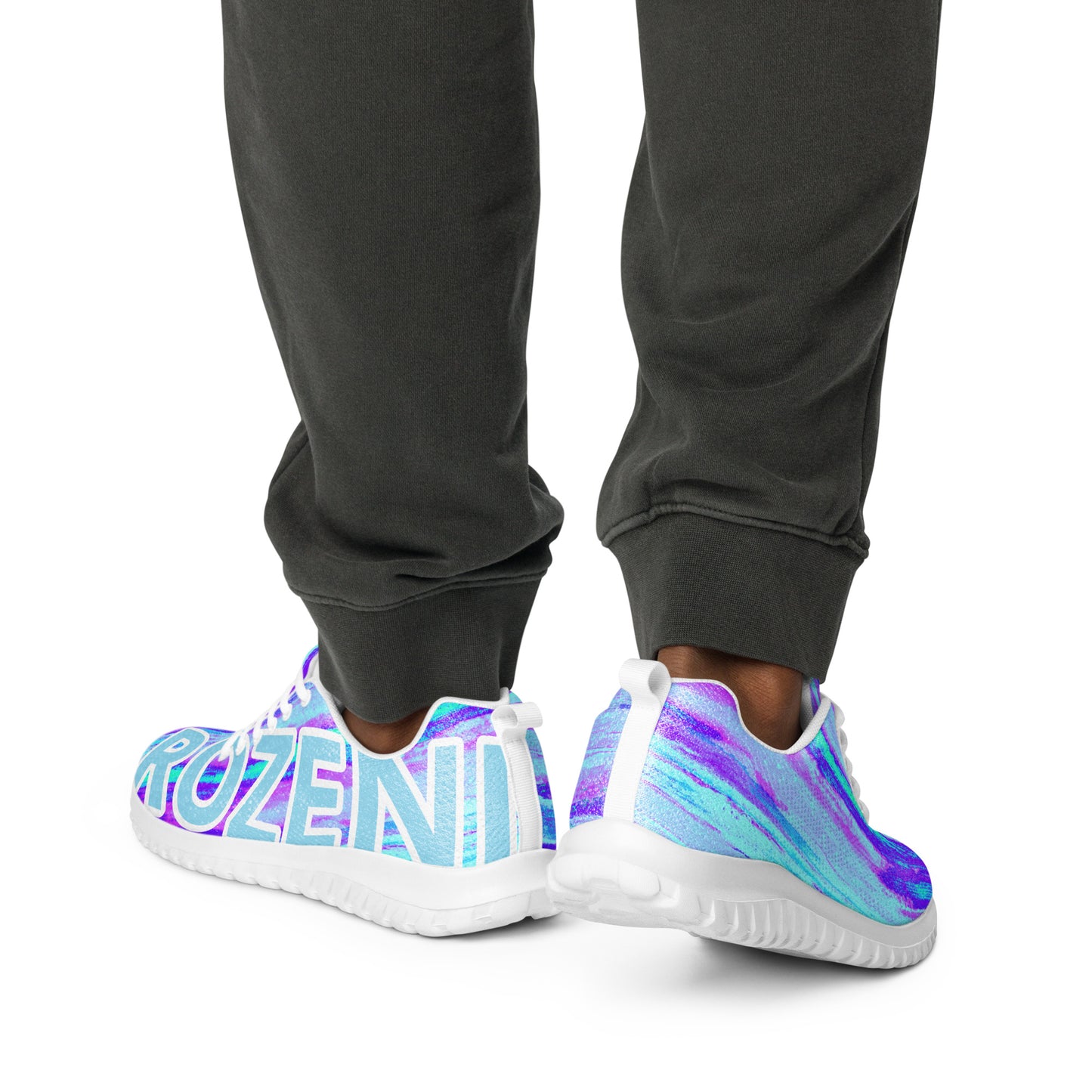 Rozeni Men’s Athletic Shoes Purple & Blue