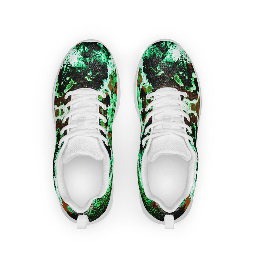 Rozeni Men’s Athletic Shoes Green & Black
