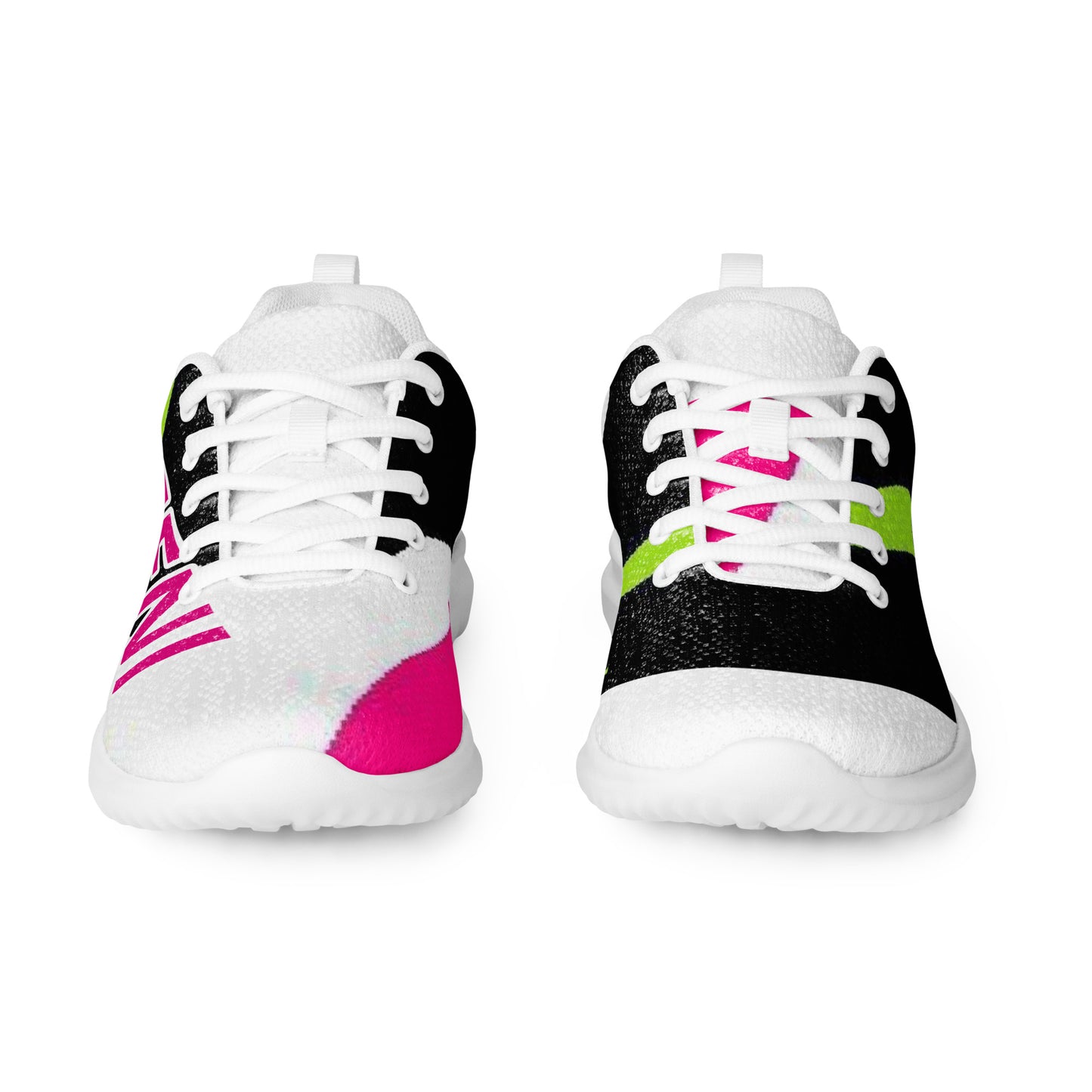 Rozeni Men’s Athletic Shoes Pink & Green