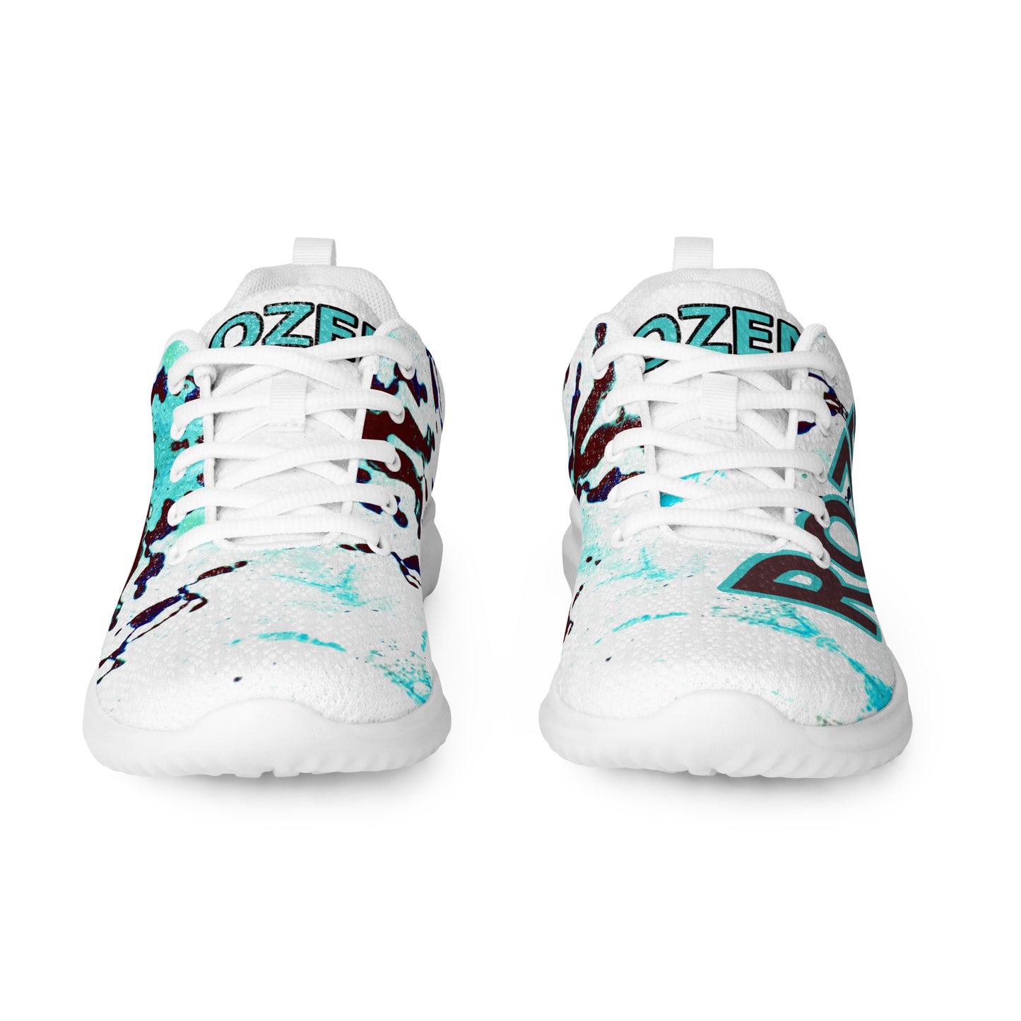 Rozeni Men’s Athletic Shoes Teal Blue