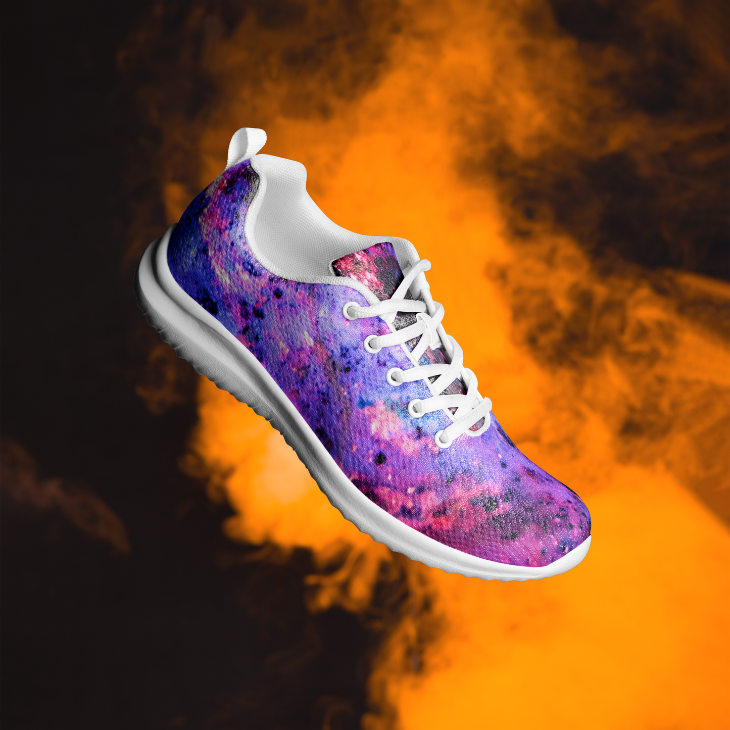 Rozeni Men’s Athletic Shoes Blue & Fuchsia Red