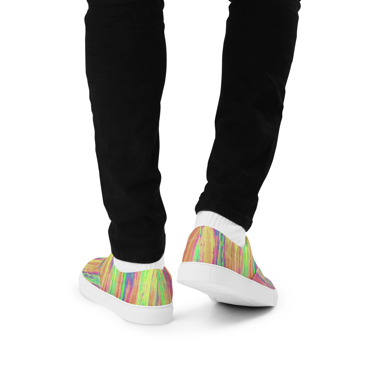 ROZENI Men’s Lace-Up Canvas Shoes Lovely Vibes