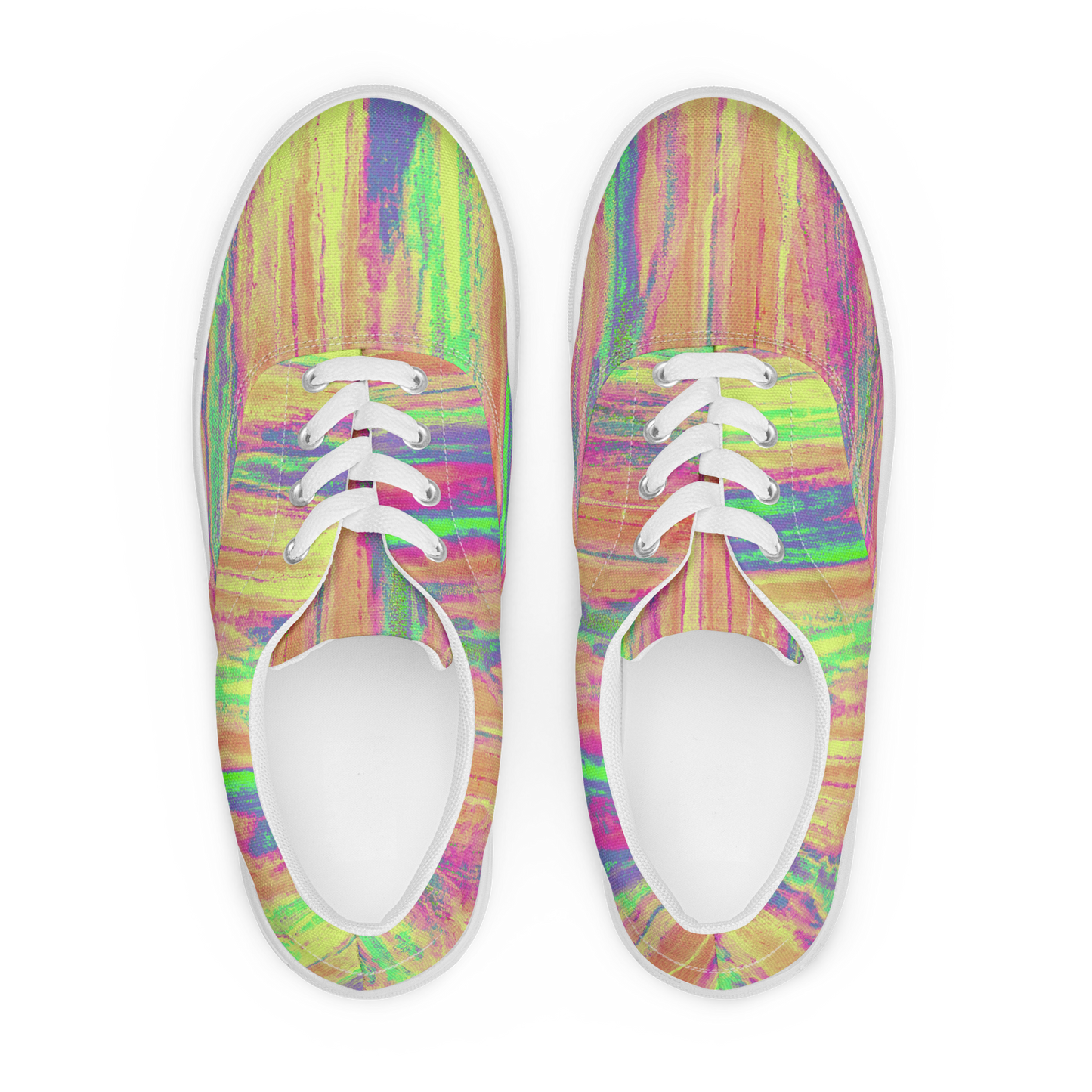 ROZENI Men’s Lace-Up Canvas Shoes Lovely Vibes