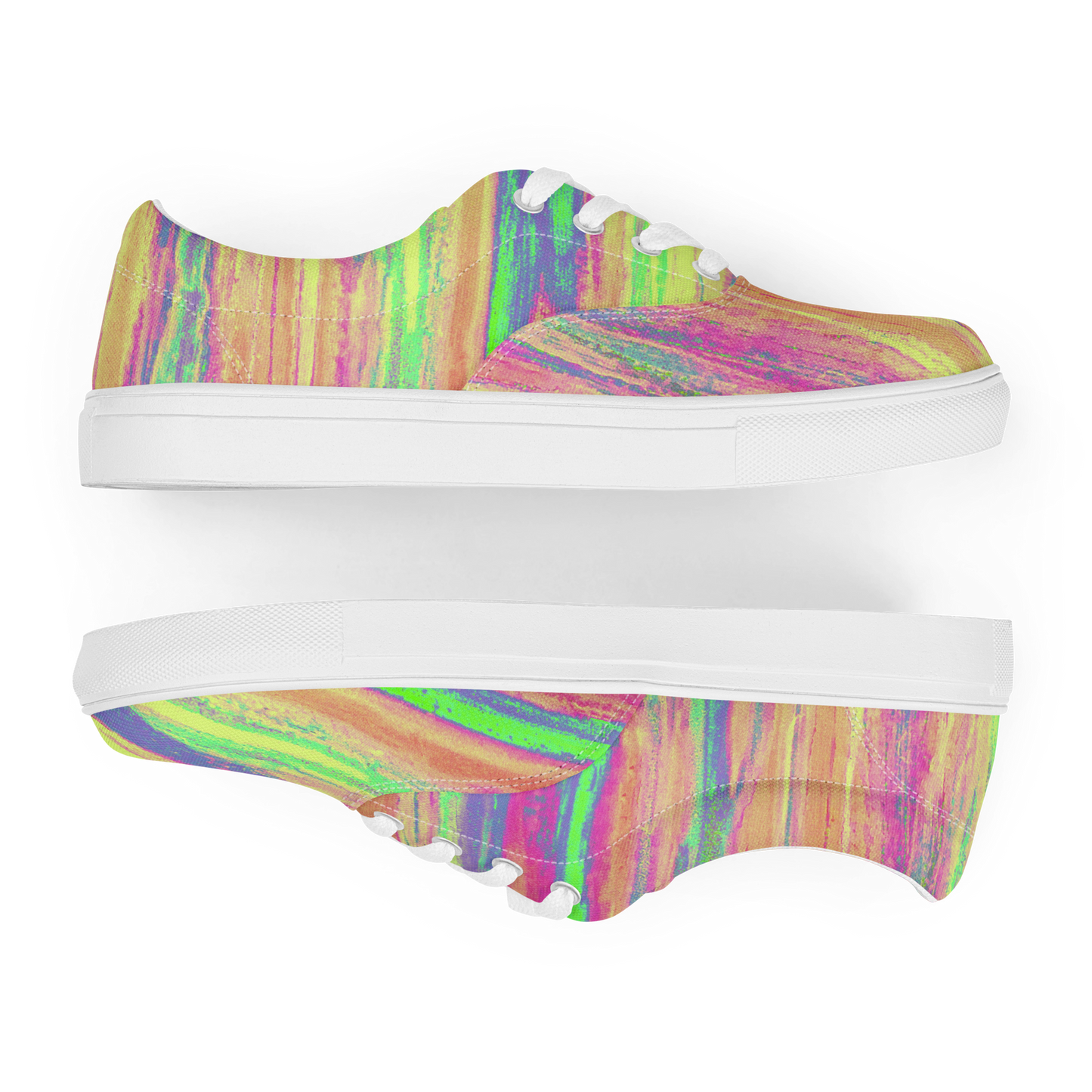 ROZENI Men’s Lace-Up Canvas Shoes Lovely Vibes