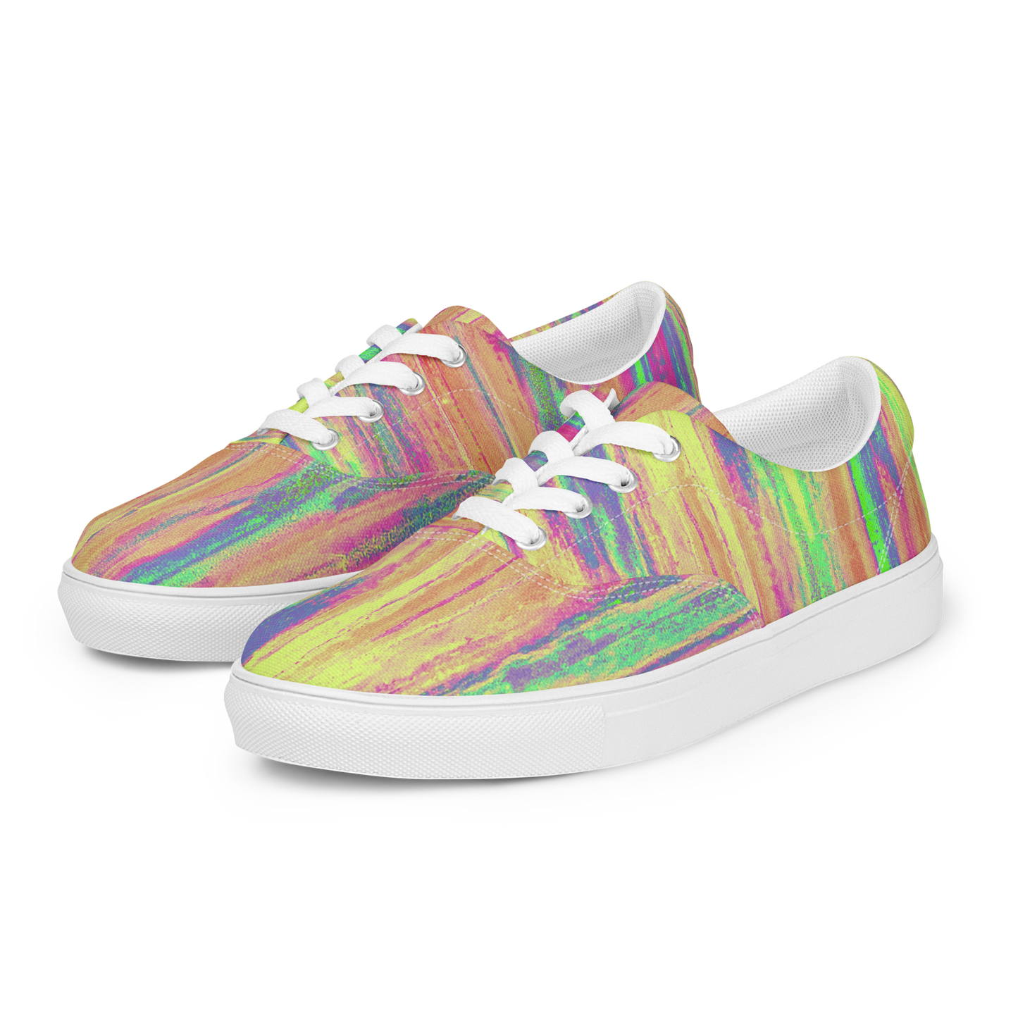 ROZENI Men’s Lace-Up Canvas Shoes Lovely Vibes