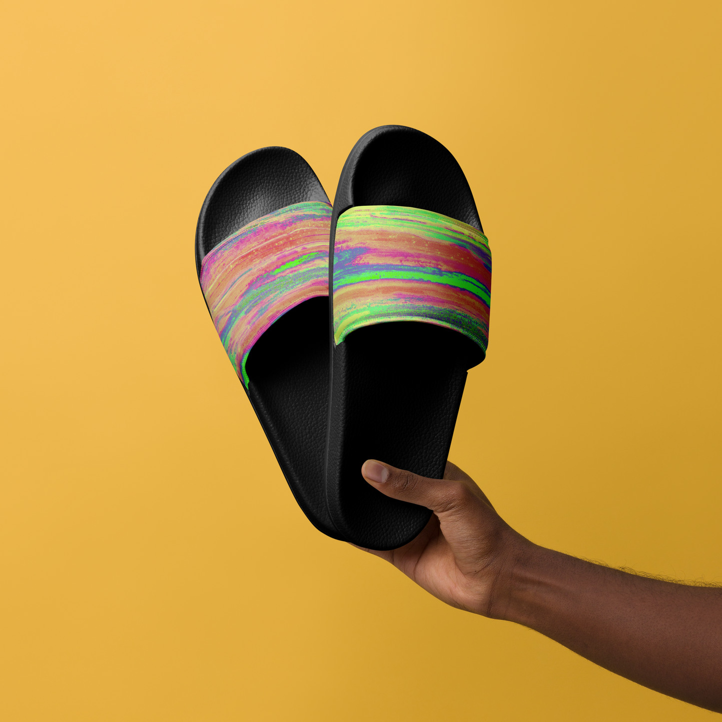 ROZENI RETRO Men’s Slides Lovely Vibes