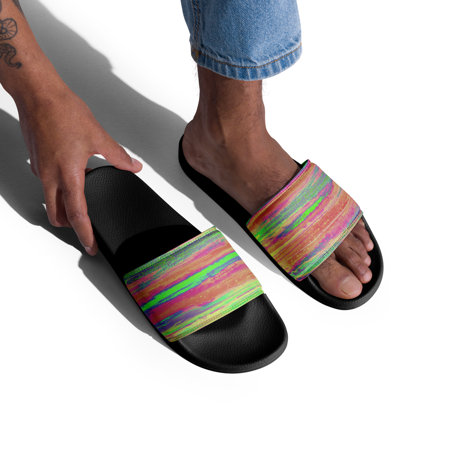 ROZENI RETRO Men’s Slides Lovely Vibes