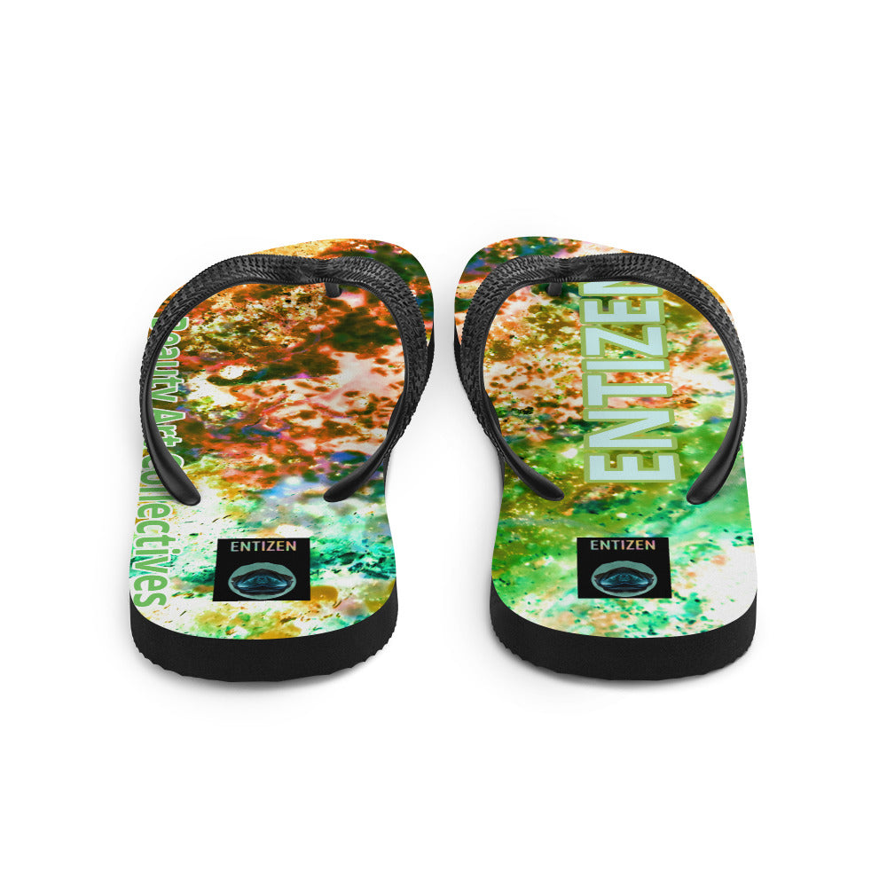 Entizen Flip-Flops Green Coral