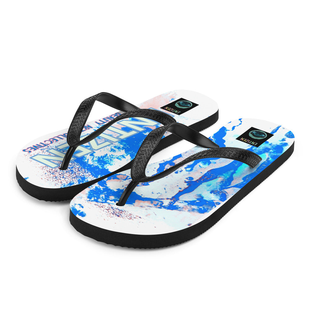 Entizen Flip-Flops Blue And Pink