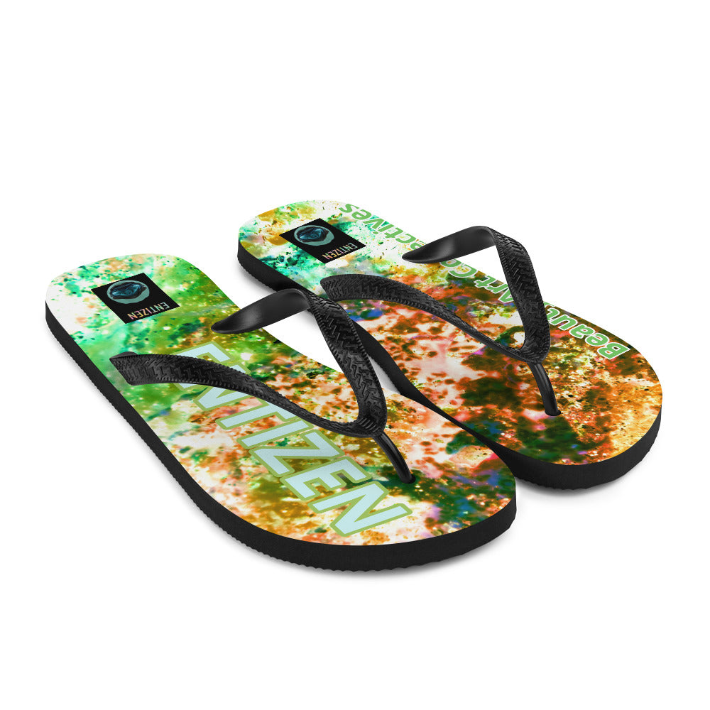 Entizen Flip-Flops Green Coral