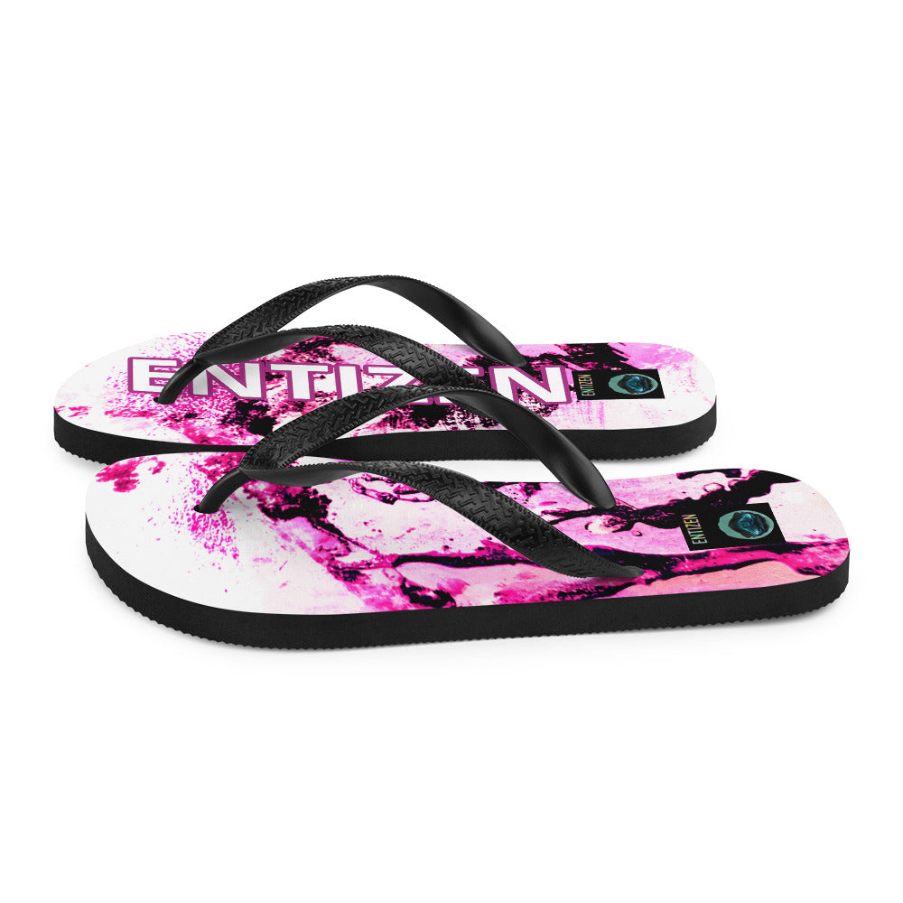 Entizen Flip-Flops Pink and Black