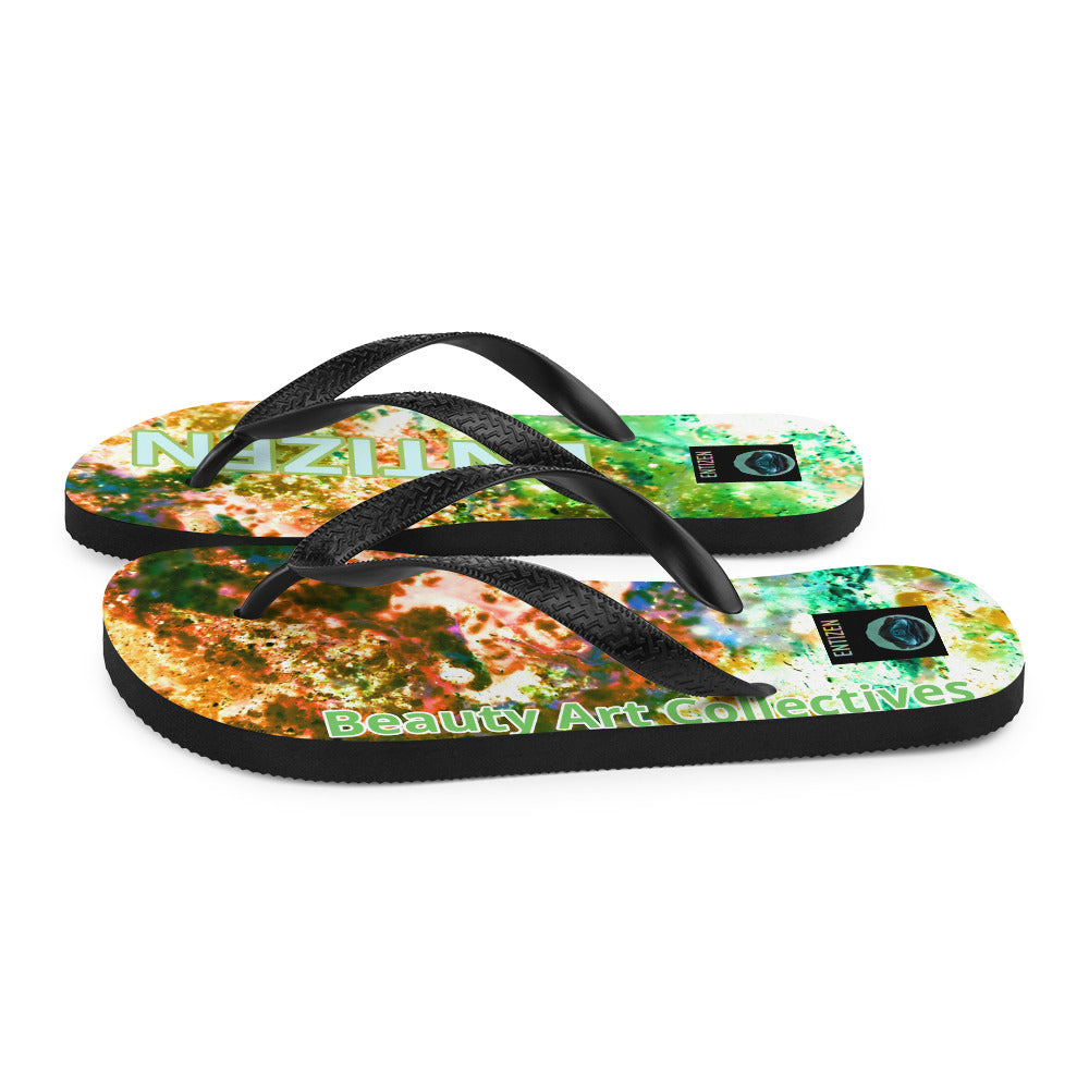 Entizen Flip-Flops Green Coral