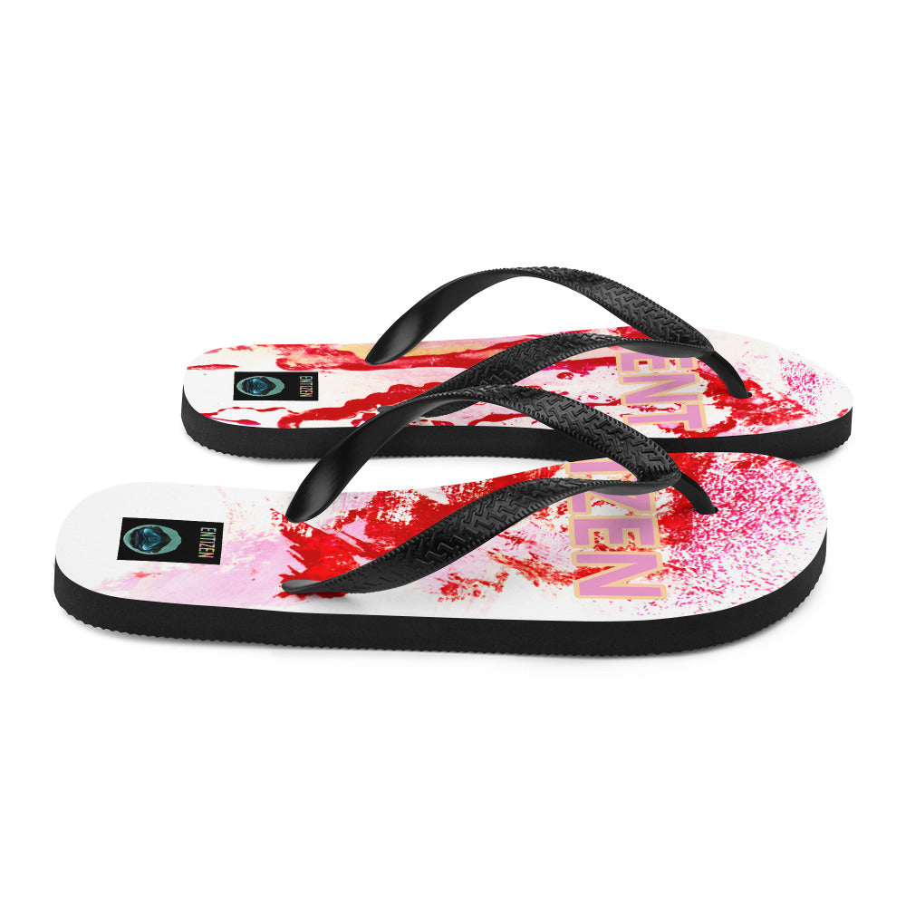 Entizen Flip-Flops Pink and Red