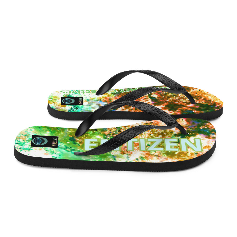Entizen Flip-Flops Green Coral