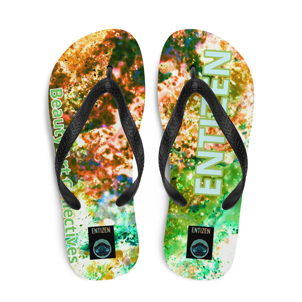Entizen Flip-Flops Green Coral