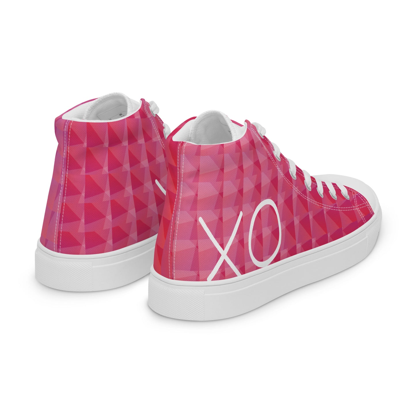 Entizen High Top Canvas Shoes Pink