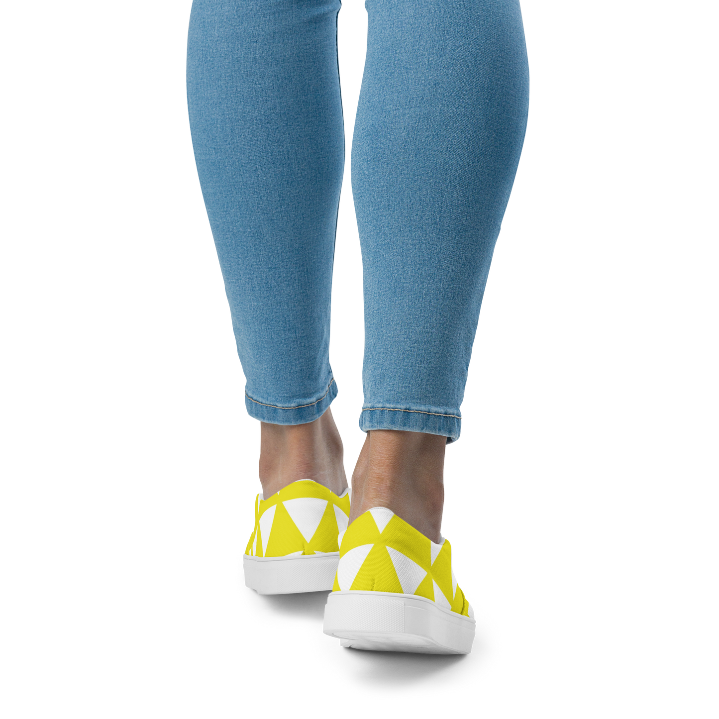 Entizen Slip-On Canvas Shoes YellowTRI