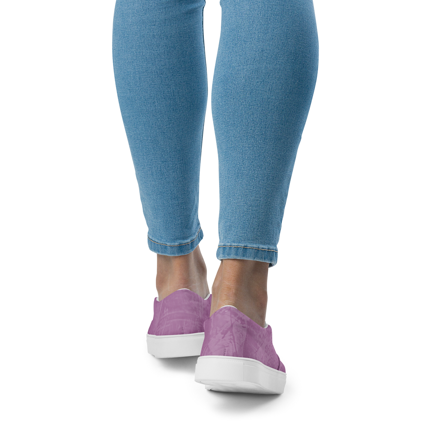 Entizen Slip-On Canvas Shoes Purple