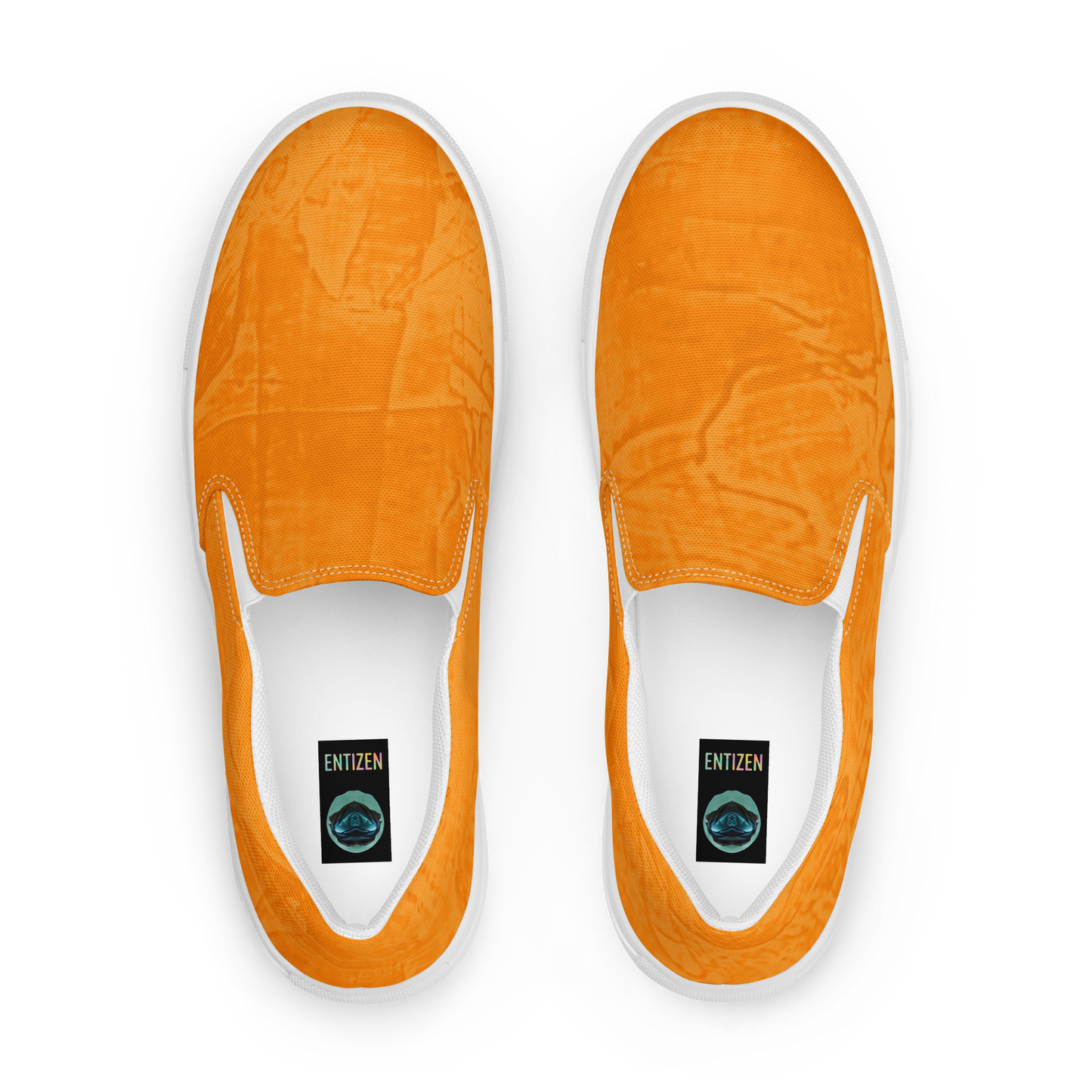Entizen Slip-On Canvas Shoes Orange