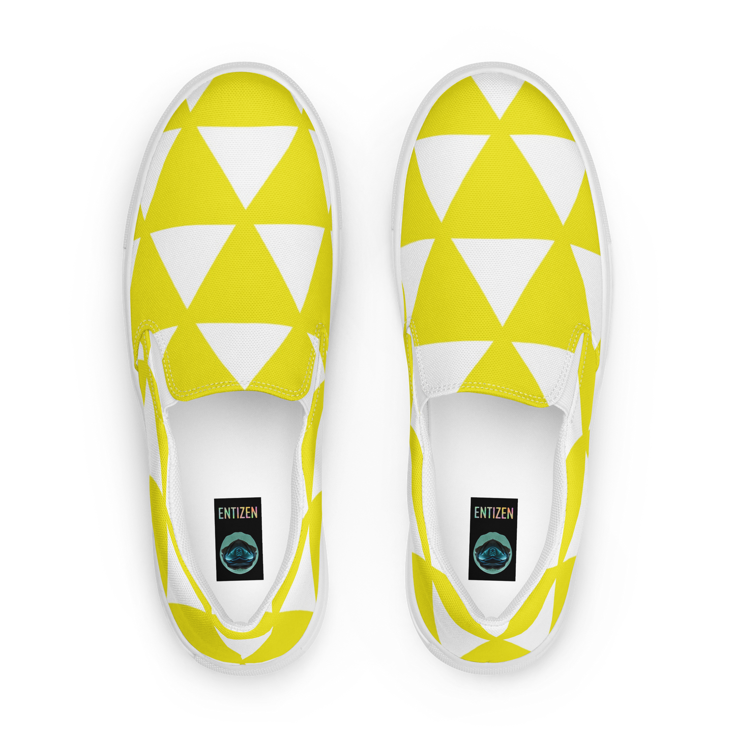 Entizen Slip-On Canvas Shoes YellowTRI