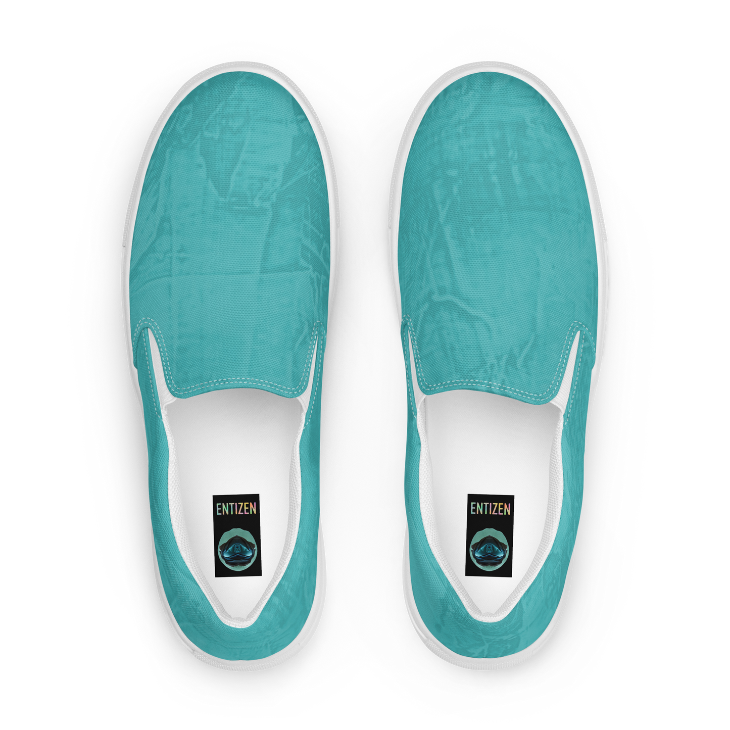 Entizen Slip-On Canvas Shoes Teal