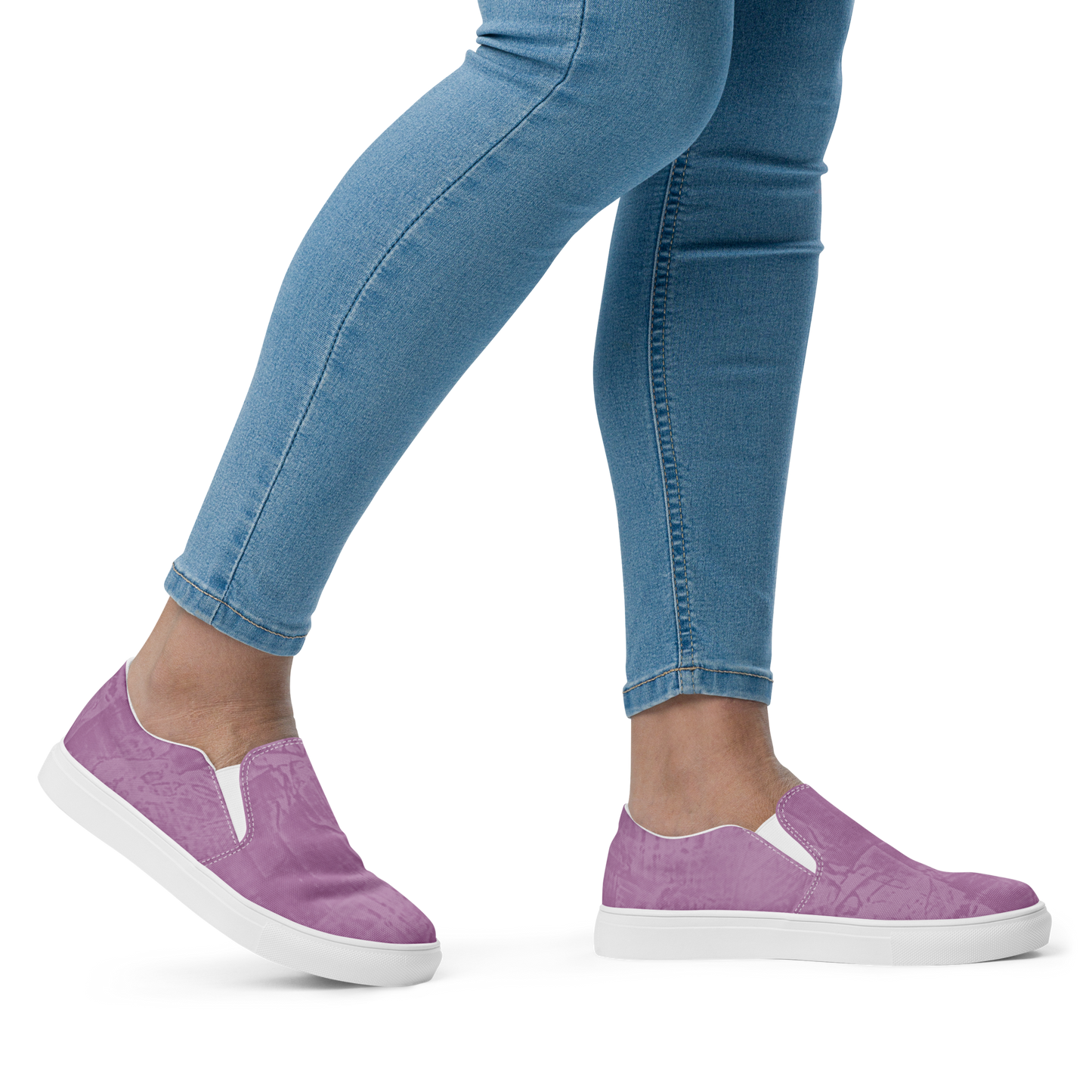 Entizen Slip-On Canvas Shoes Purple