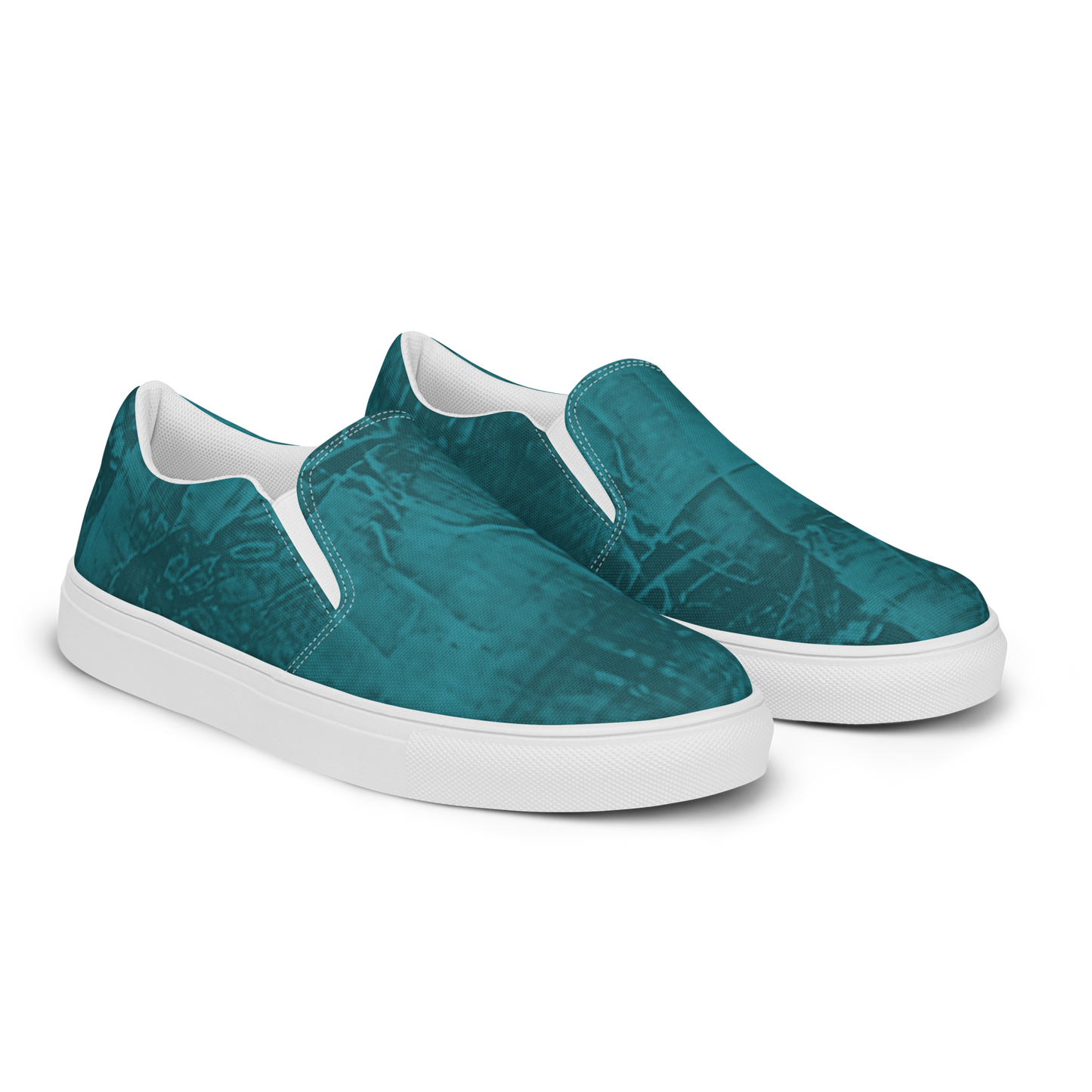 Entizen Slip-On Canvas Shoes Teal Green