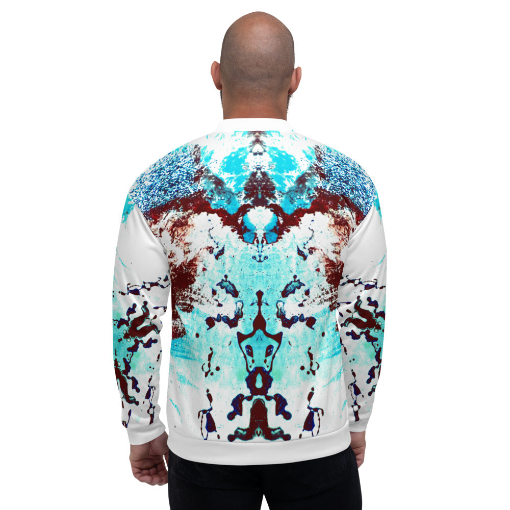 Rozeni Zip Up Jacket Turquoise Art
