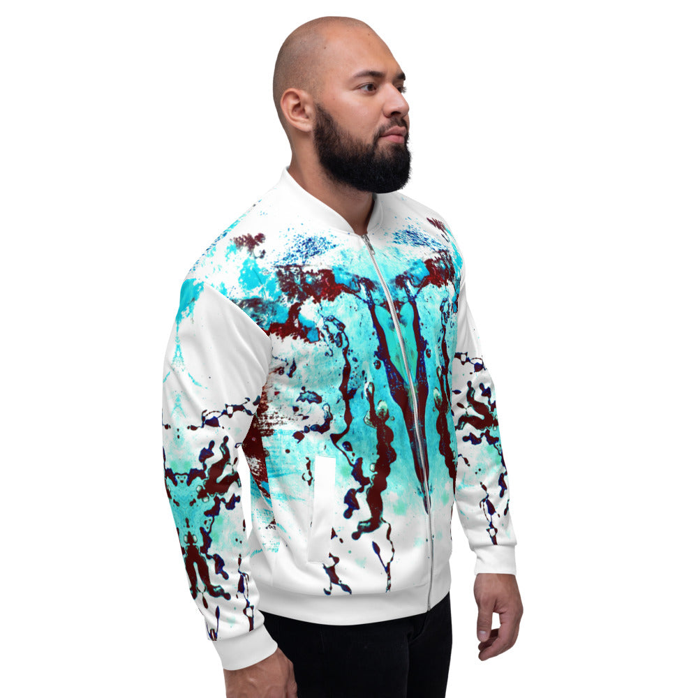 Rozeni Zip Up Jacket Turquoise Art