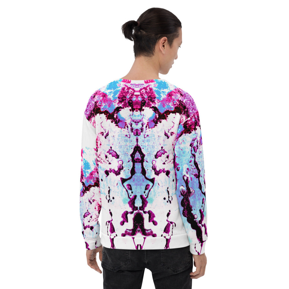 Rozeni Sweatshirt Fuchsia & Blue
