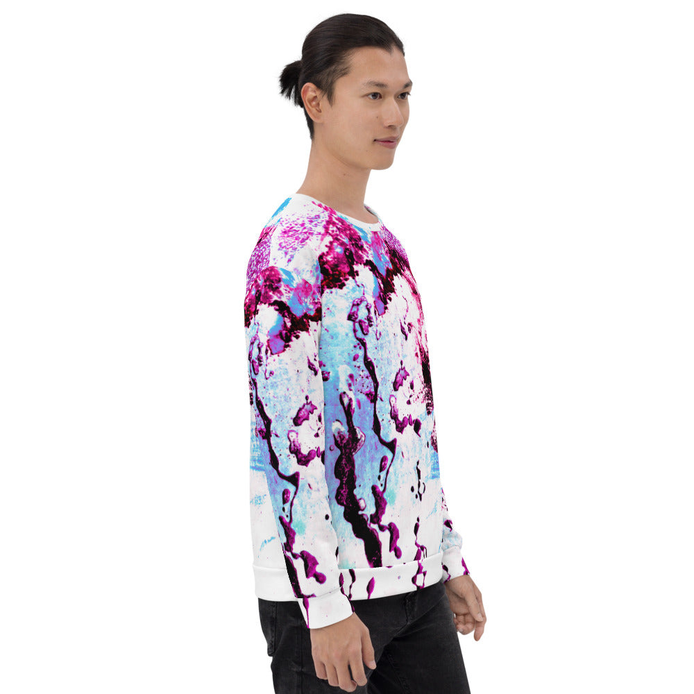 Rozeni Sweatshirt Fuchsia & Blue