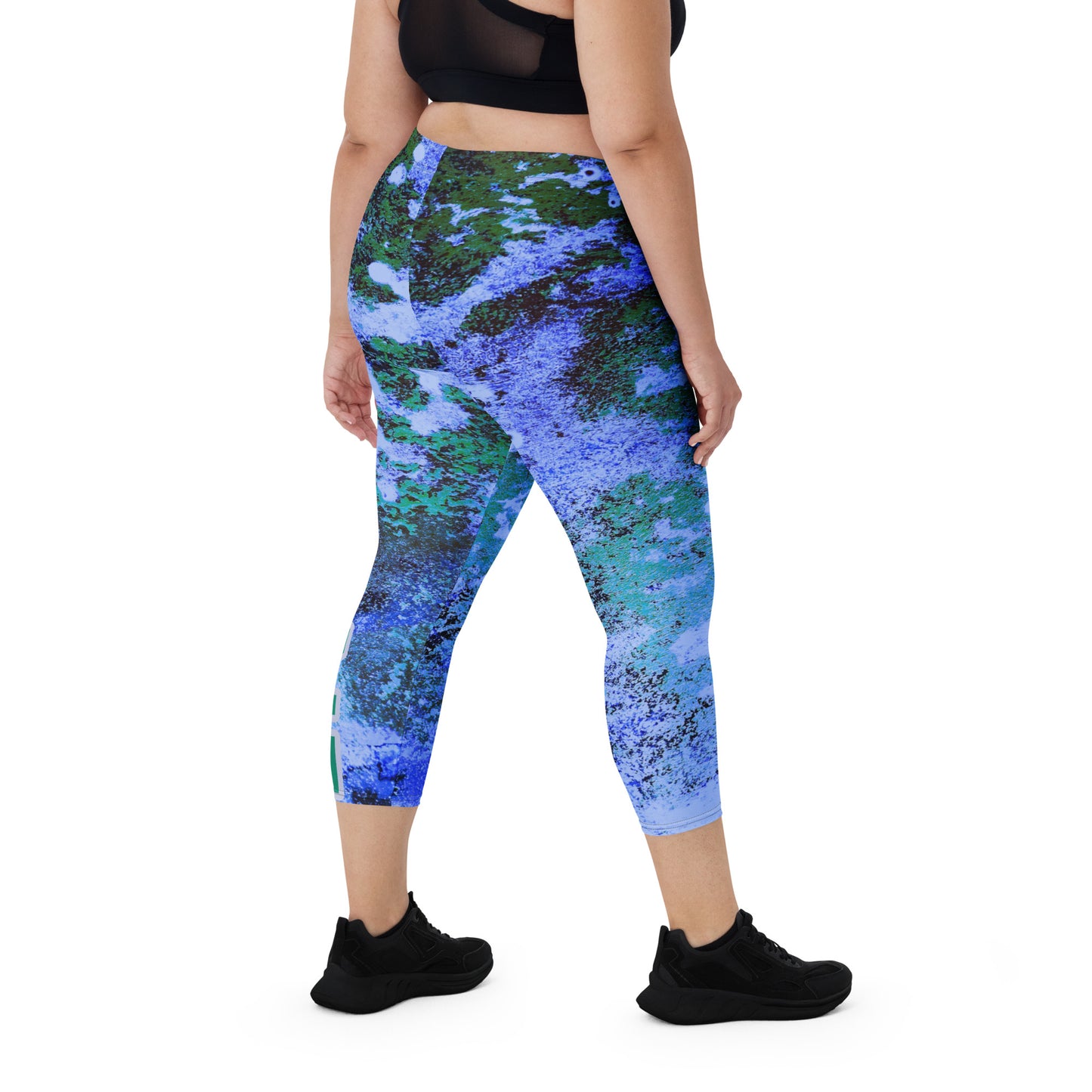 Entizen Leggings Capri Blue coral