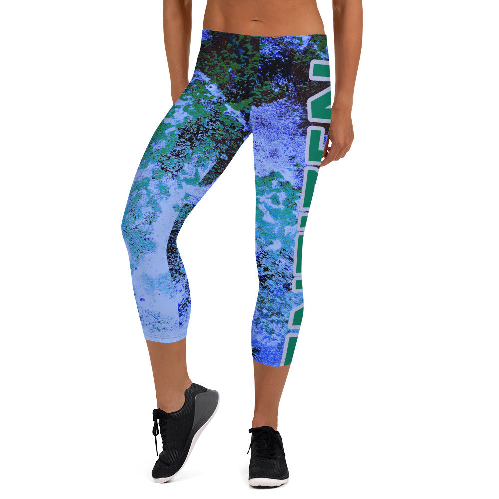 Entizen Leggings Capri Blue coral