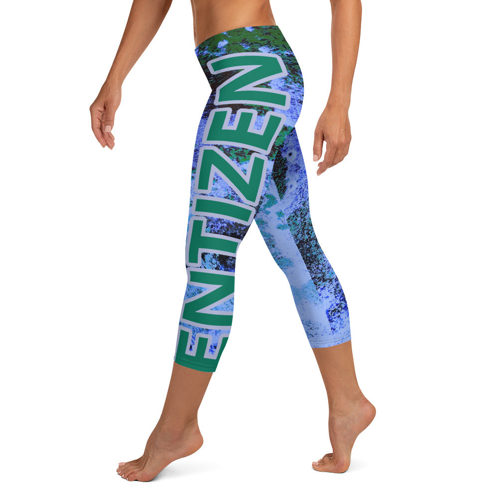 Entizen Leggings Capri Blue coral